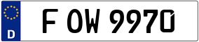 Truck License Plate